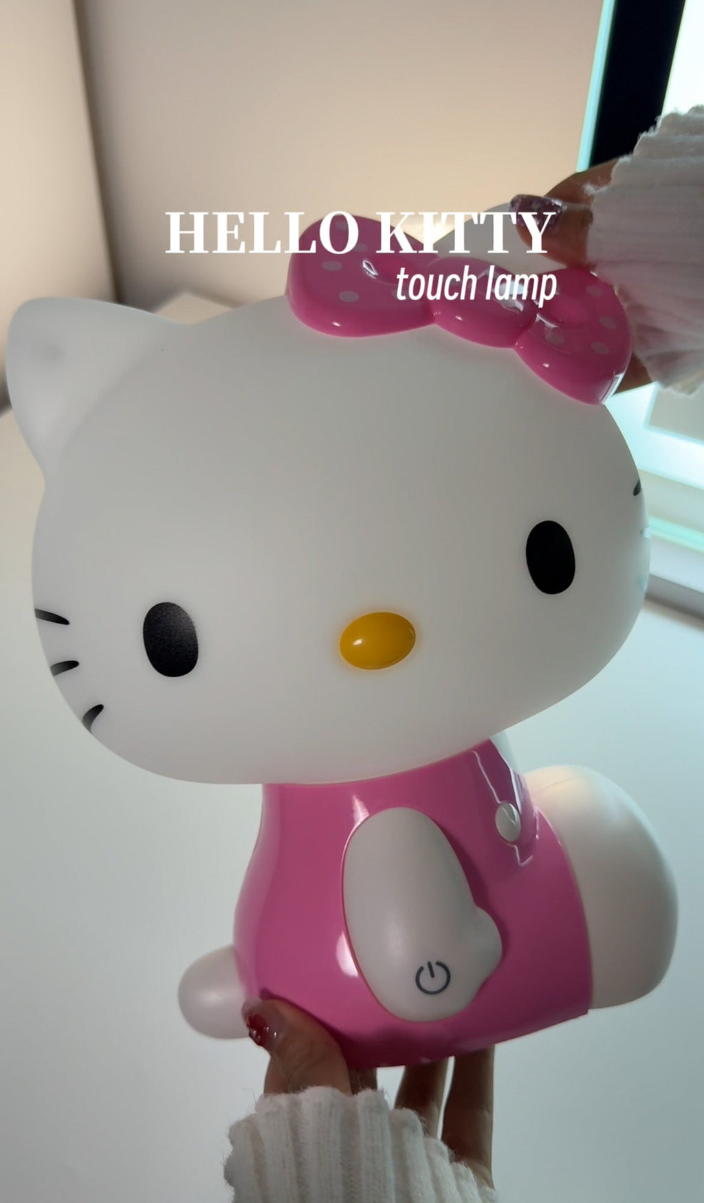 Hello Kitty Night Light Touch Bedside Lamp | Bedroom Eye Sleep Light LED Lamps Perfect Gift