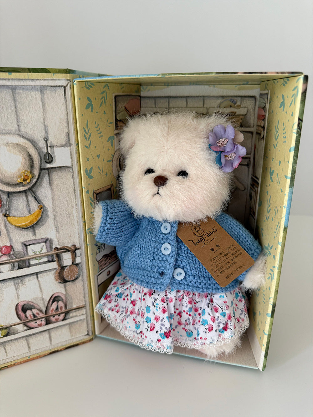 Lina Bear Character Bear | Story Bear 'Nezabudka Forget Me Not' With Outfit (20cm)