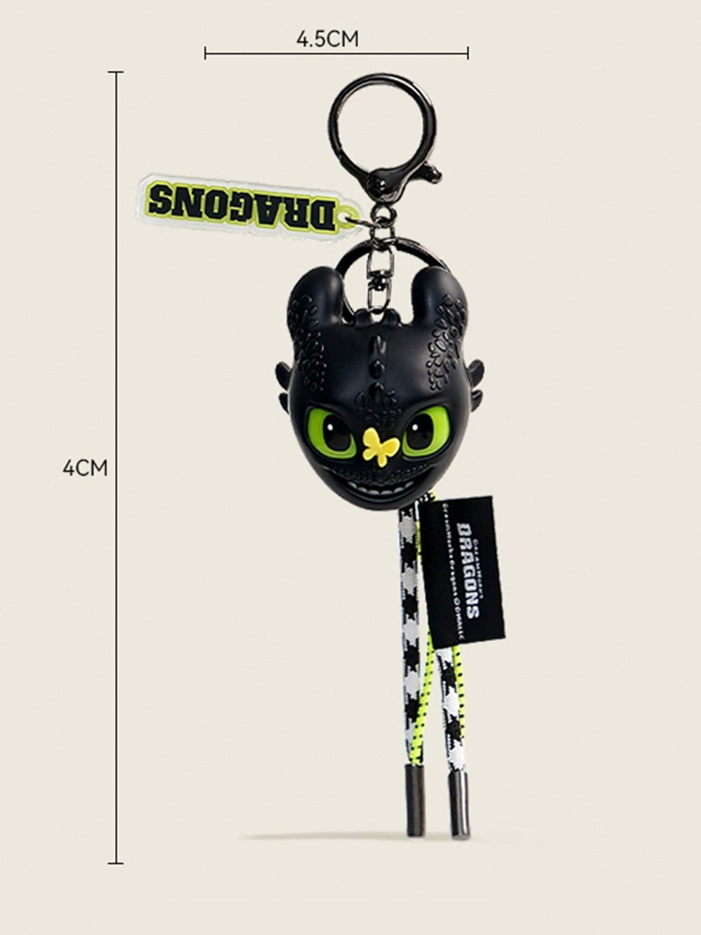 Toothless Night Fury Keychain | Bag Charm | Car Charm