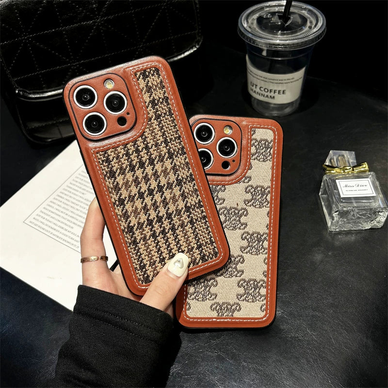 iPhone case |Premium printed leather protective case